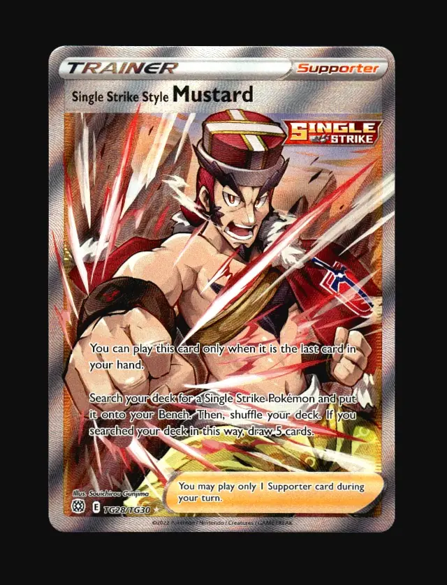 Single Strike Style Mustard